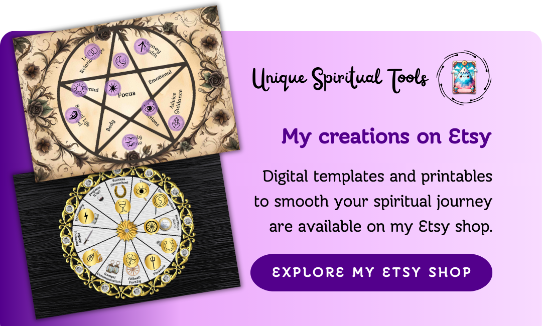 Unique Spiritual Tools | Digital templates & printables to smooth your spiritual journey!