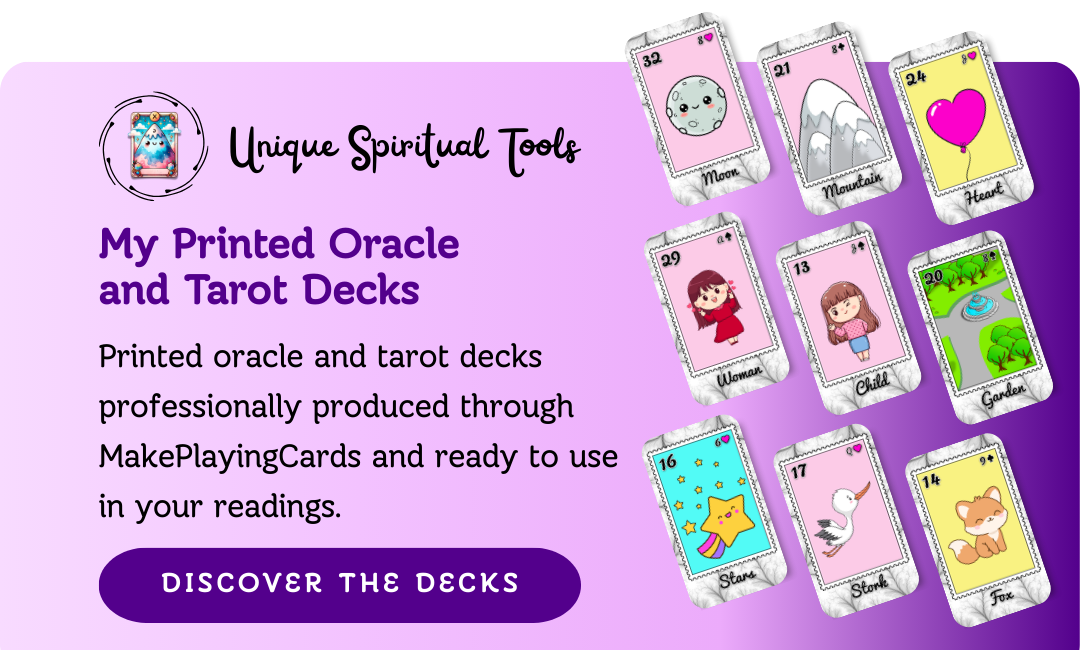 Unique Spiritual Tools | Printed Oracle and Tarot Decks
